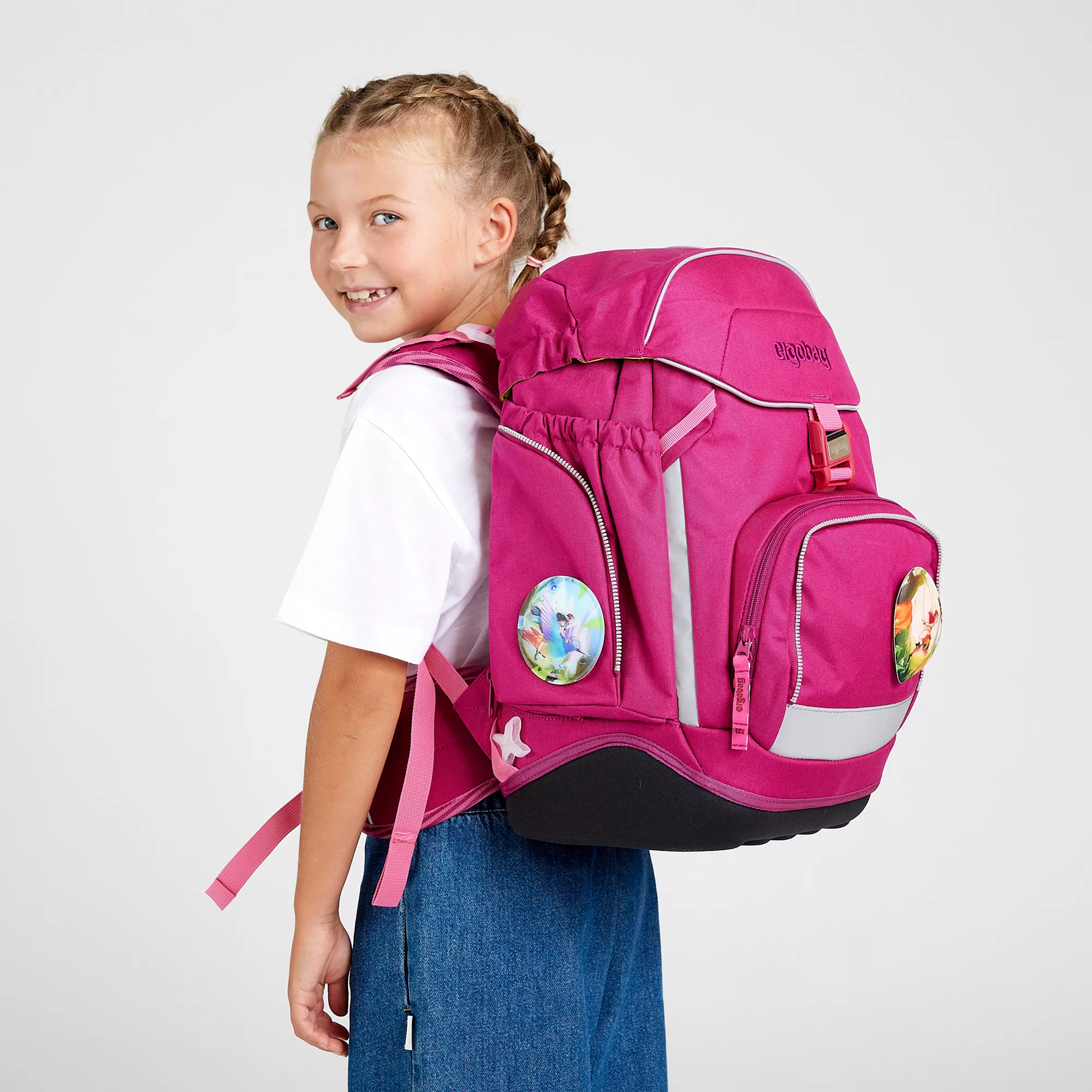 ergobag Schulrucksack-Set Waldzaubär