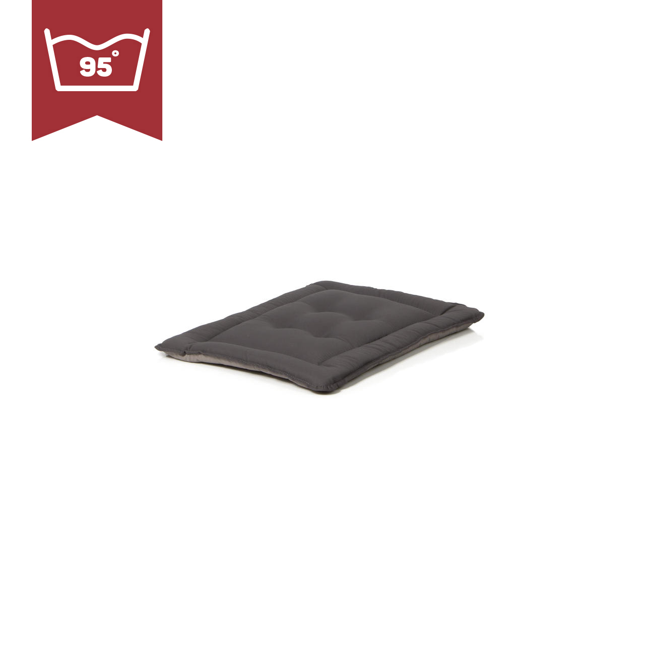 Wallace & Jones Hundebetten Wallace & Jones gepolsterte Wendedecke Shepherd hellgrau/ dunkelgrau S