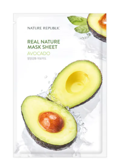 Nature Republic Real Nature maska za lice s avokadom 23 ml