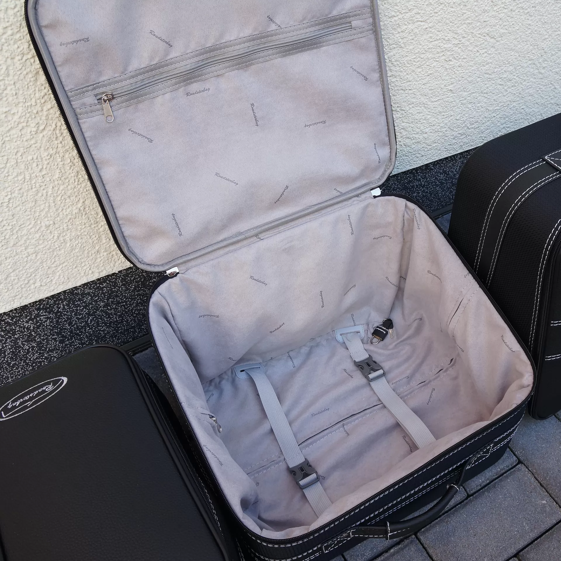 Roadsterbag 4-tlg. Kofferset mit 2 Rollen Mercedes CLK Cabrio (W208\/W209) 142 Liter