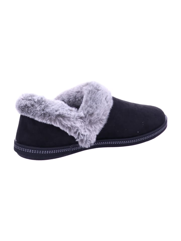 Skechers Hausschuhe in Schwarz günstig kaufen