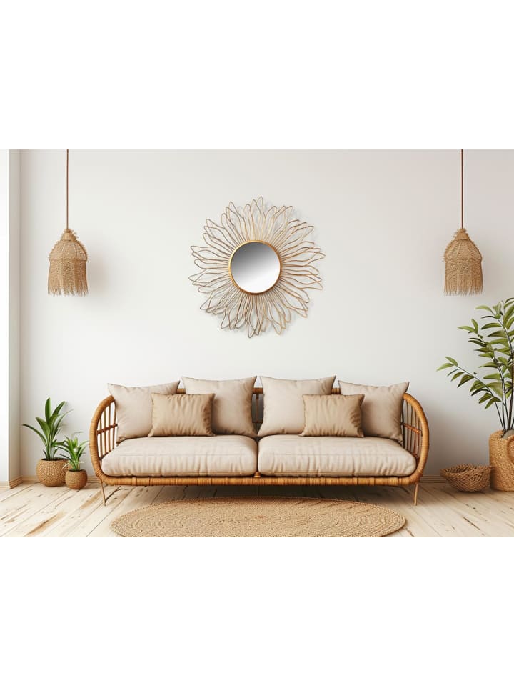 kobolo Wandspiegel WALLMIRRORSUN in Gold günstig kaufen onesize