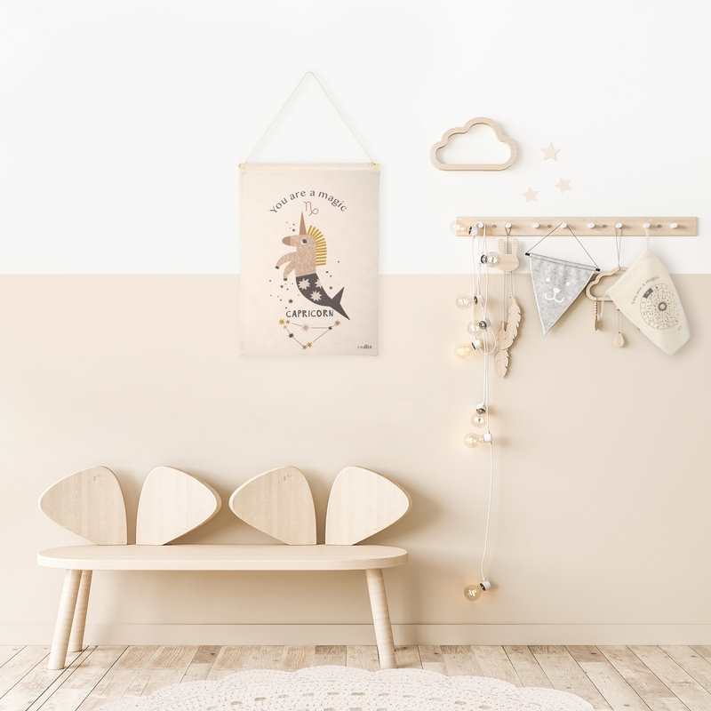 Déco murale zodiaque signe capricorne LITTLE CAPRICORN