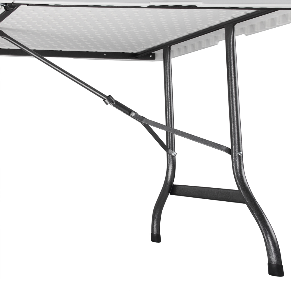 Casaria Deuba Buffettisch Kunststoff 180x74x72cm weiß