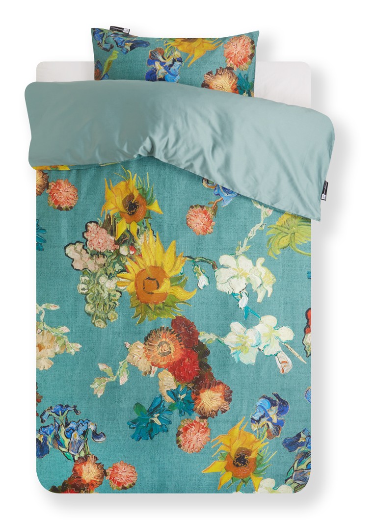 Van Gogh Museum Partout des Fleurs puuvillasatiinipussilakana - sisältää tyynyliinan