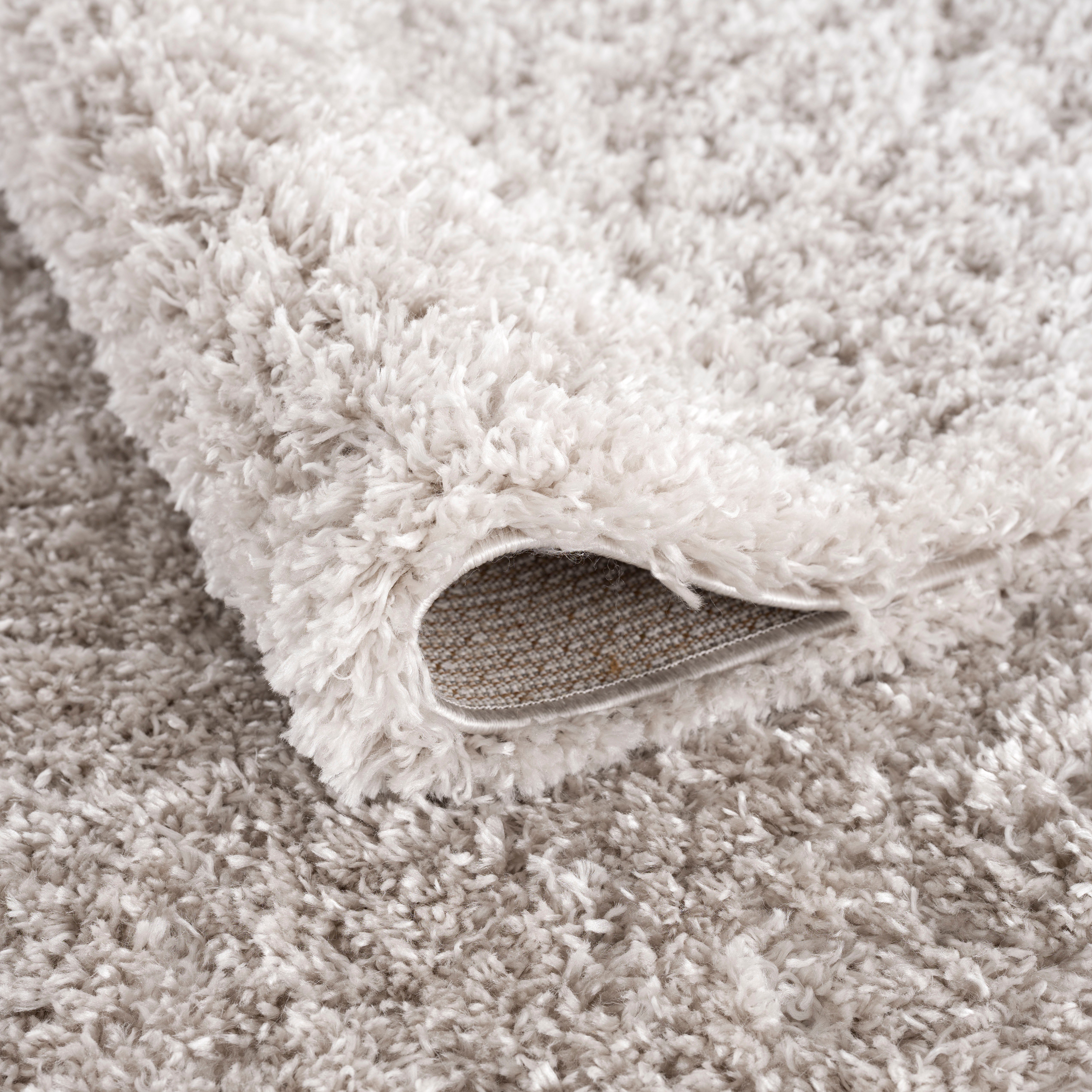 Hochflor-Teppich Porto, Sanat, rechteckig, Höhe: 45 mm, Wohnzimmer, Langflor, Shaggy Teppich