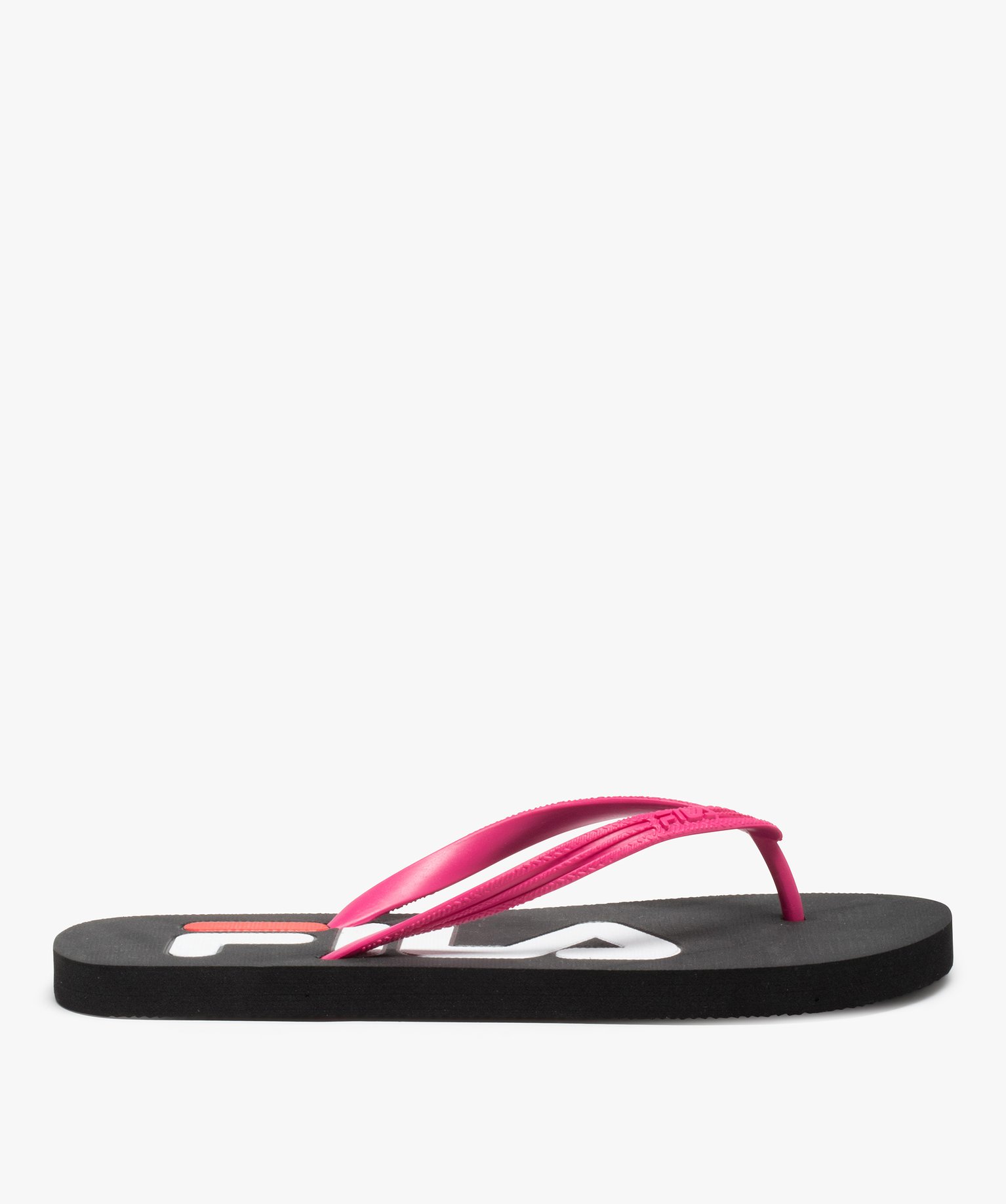 Tongs femme à semelle imprimée logo - Fila Troy noir | GEMO