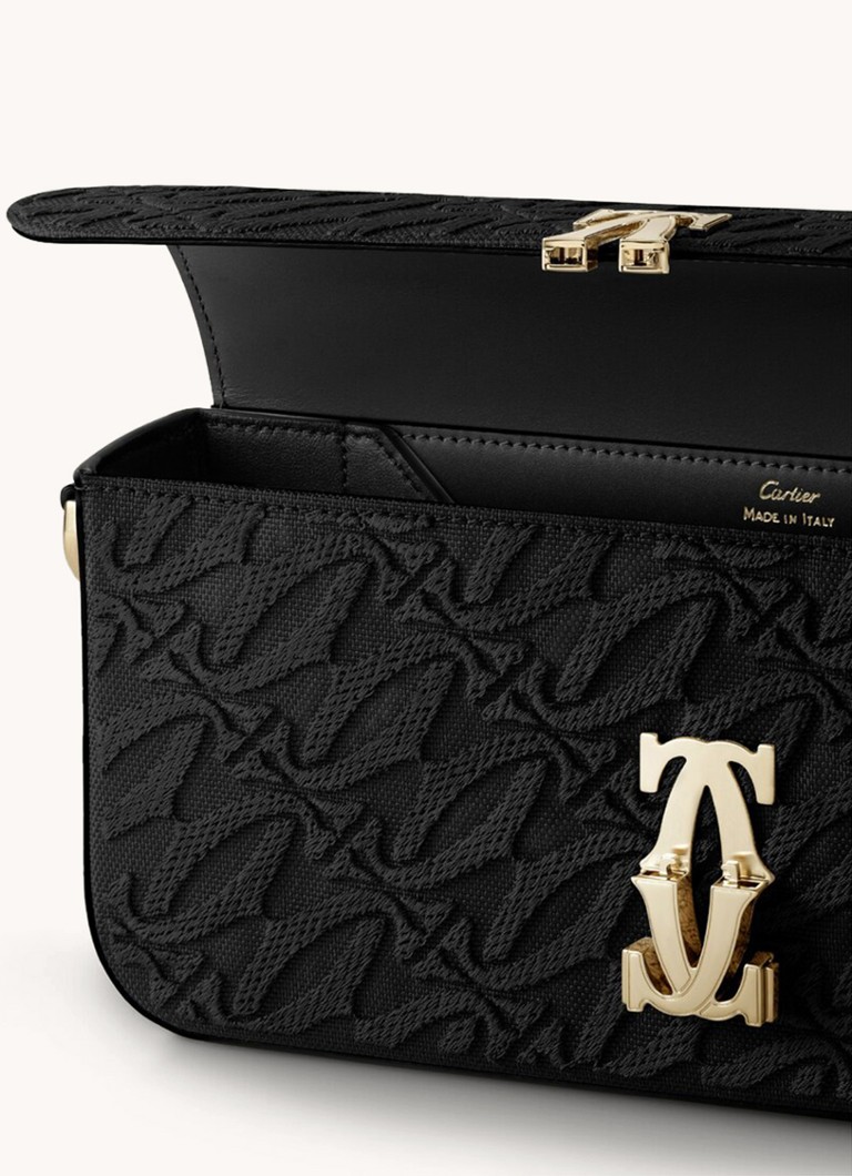 Cartier C de Cartier East-West calfskin shoulder bag CRL1002541