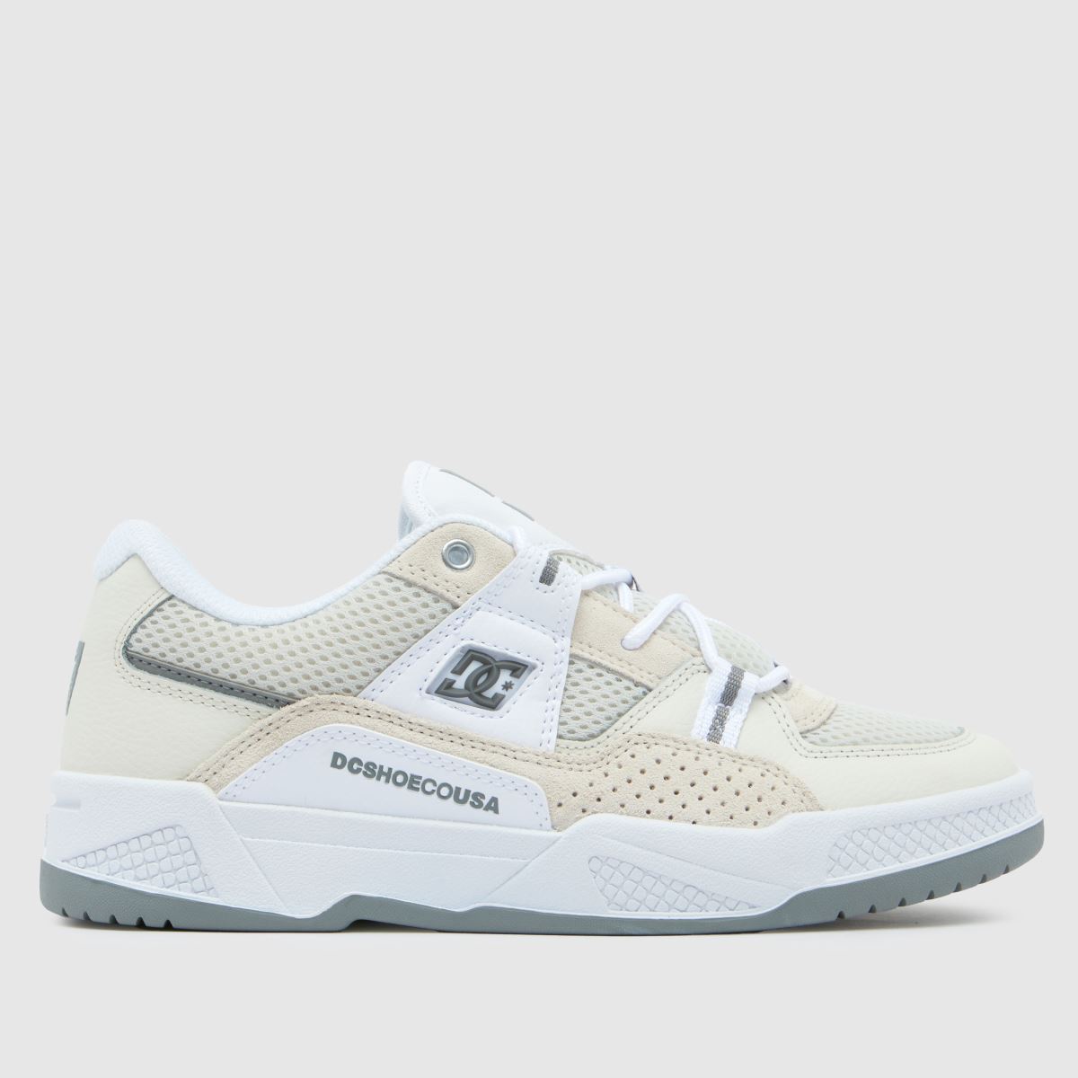 DC Construct-sneakers i benvitt