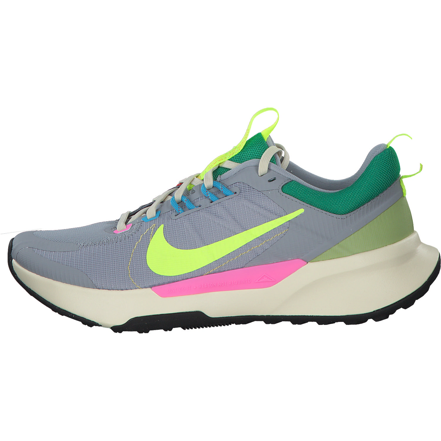 Nike Juniper Trail 2 DM0821, Sneakers Low, Damen, wolf grey/volt gold/st green