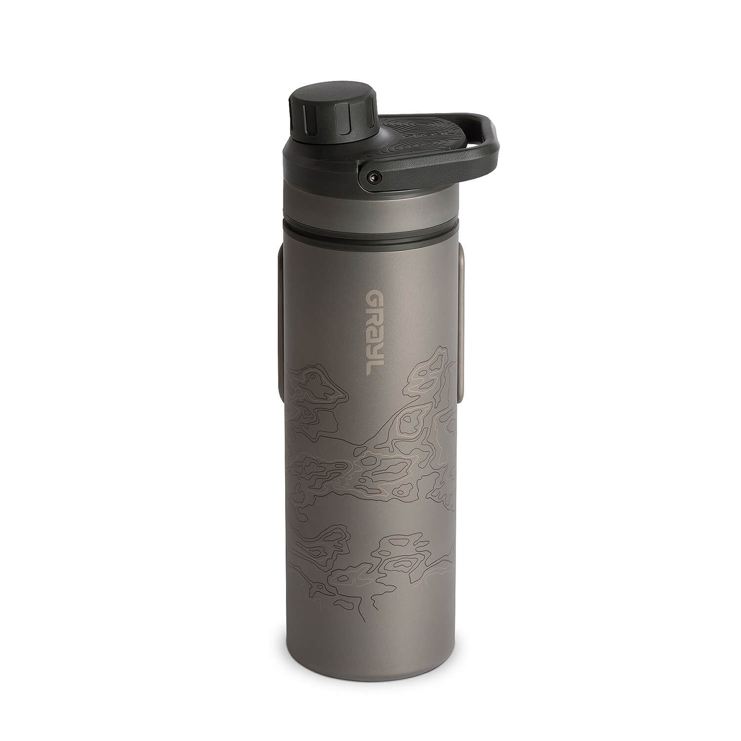 Titanium UltraPress Purifier Trinkflasche