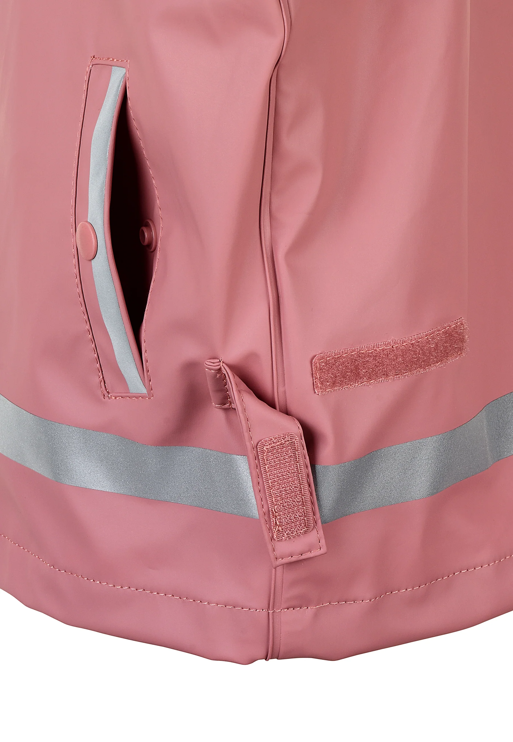 Regenjacke ungefüttert mit Reflektoren,wasserdicht