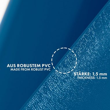 Kubus Bodenschutzmatte Bodenschutzmatte für Hartböden Kim, Individueller Zuschnitt, In vielen Farben & Größen