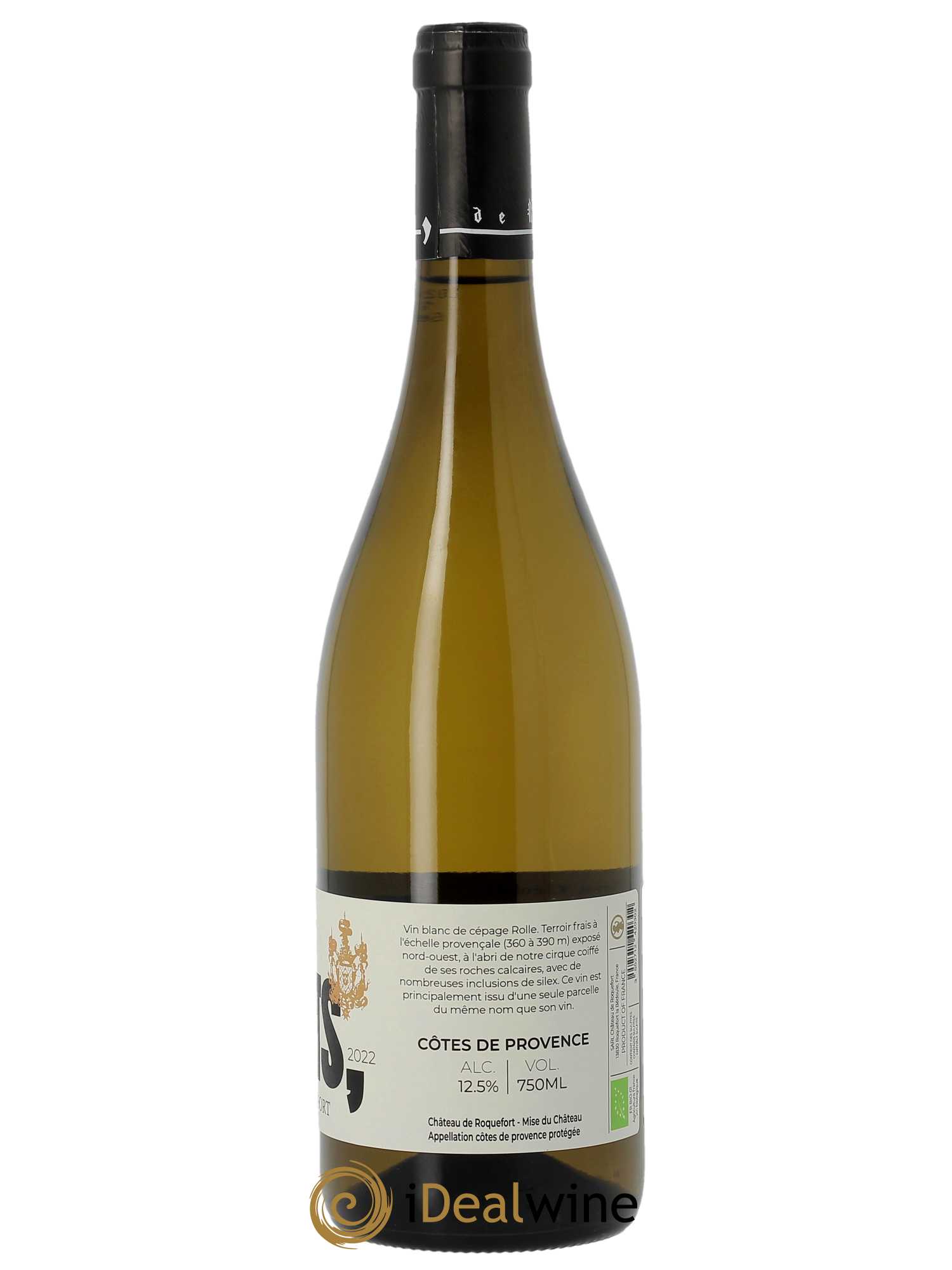 Côtes de Provence Château de Roquefort Les Genêts  2022 - Lot de 1 Bouteille