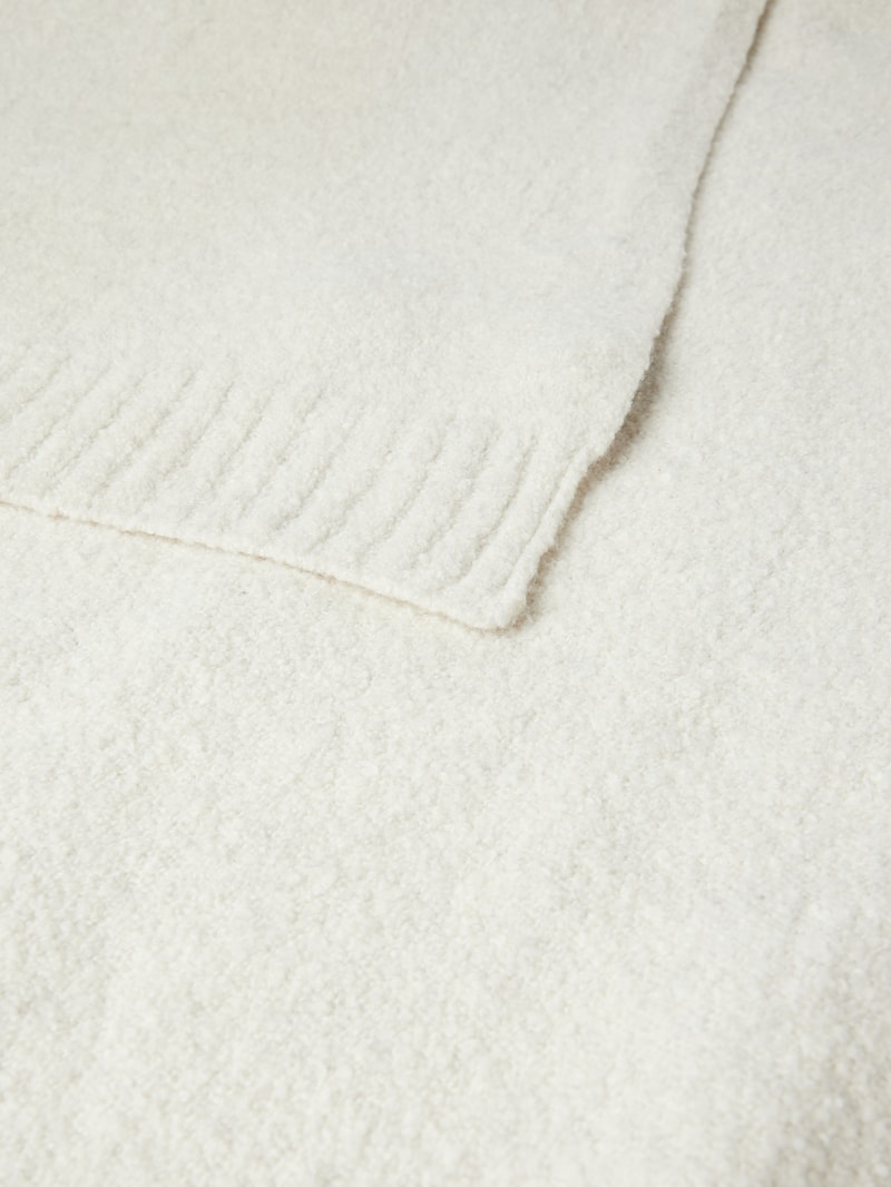 Schal in Woll-Optik Modell 'Nino' in offwhite