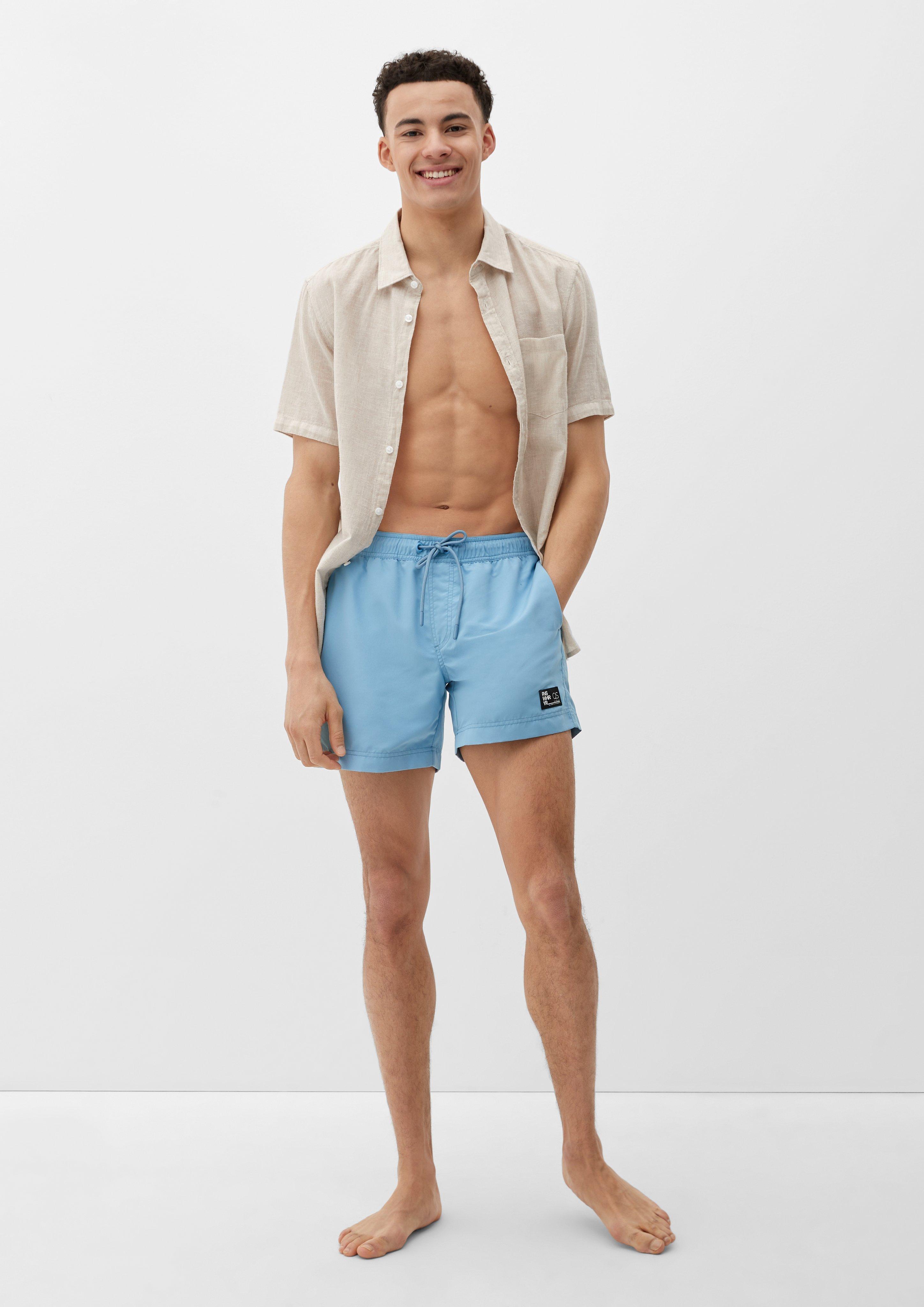 Badehose mit Label-Patch  2132421-5196