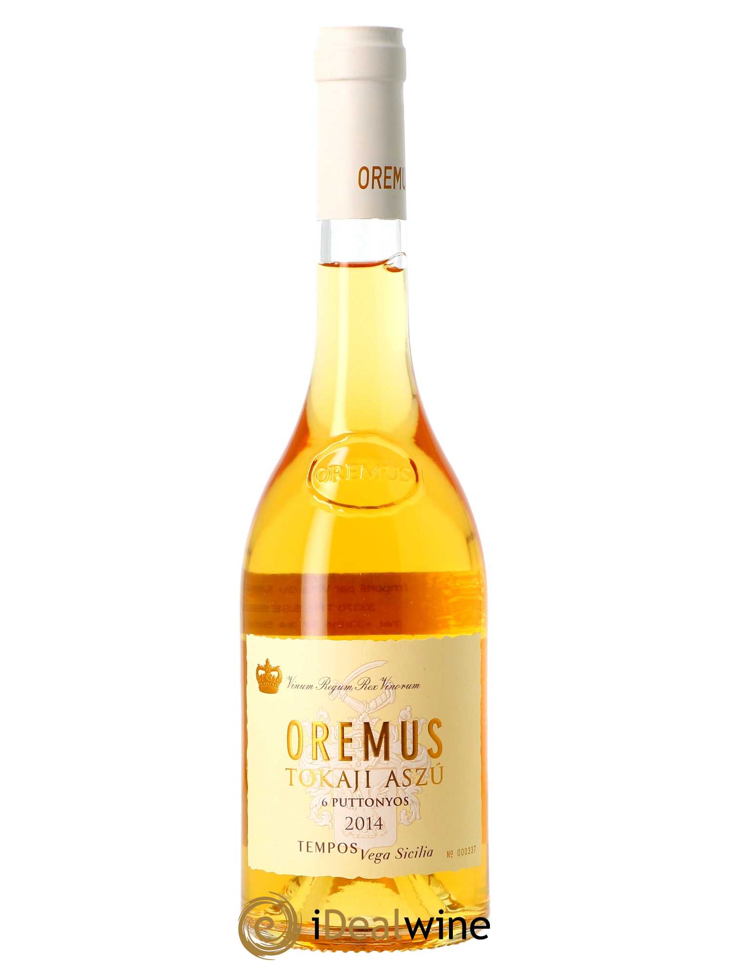 Tokaji Aszu 6 Puttonyos Oremus by Vega Sicilia (50cl) 2014 - Lot de 1 Bouteille