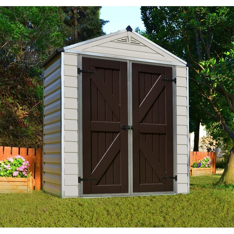 Skylight 6' wide x 3.5' deep plastic storage shed