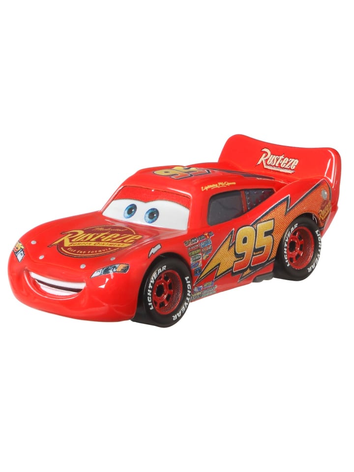 Disney Cars Fahrzeug Racing Style | Die Cast 1:55 Auto in Lightning McQueen günstig kaufen onesize