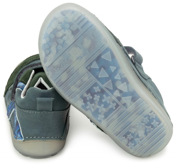DD Step ~ Leder MidCut Klettschuh ~ Emerald Camo