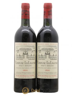Château La Lagune 3ème Grand Cru Classé  1981 - Lot de 2 Bouteilles