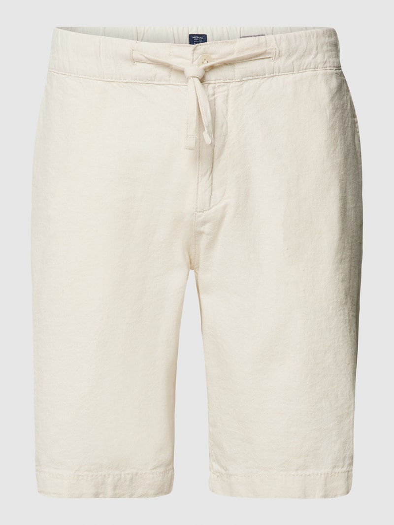 Shorts mit elastischem Bund in kitt