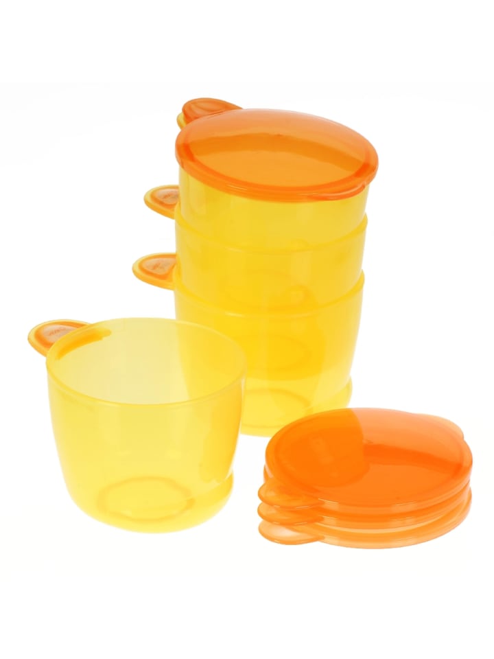 Vital Baby Baby´s erste Snackschale mit Deckel 4 Stk. orange günstig kaufen onesize