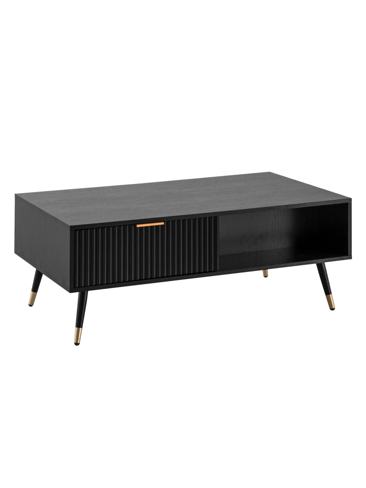 KADIMA DESIGN Couchtisch 110x60x43 cm mit Eiche-Dekor Wohnzimmertisch, günstig kaufen onesize