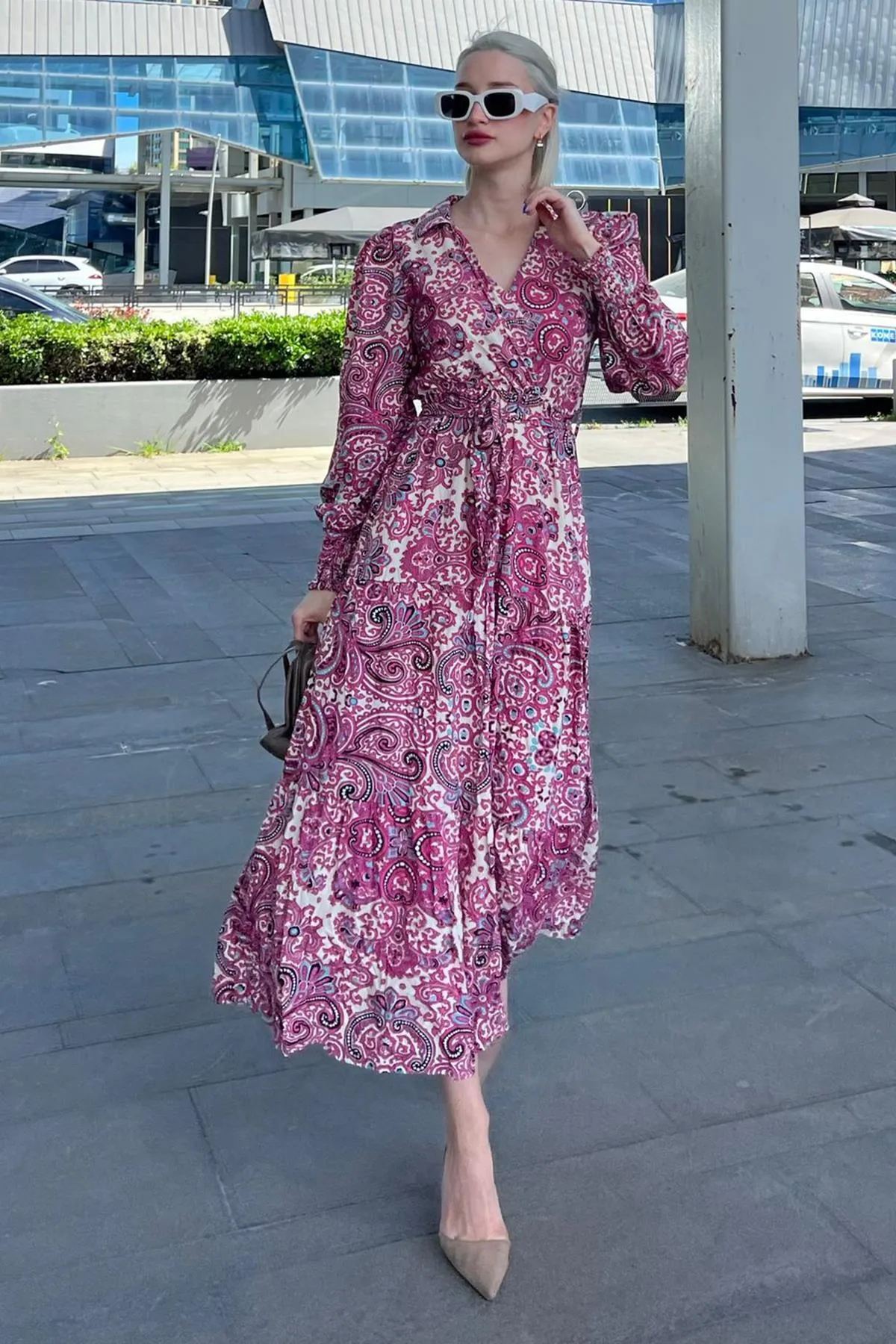 Madmext  Kleid - Rosa - A-Linie