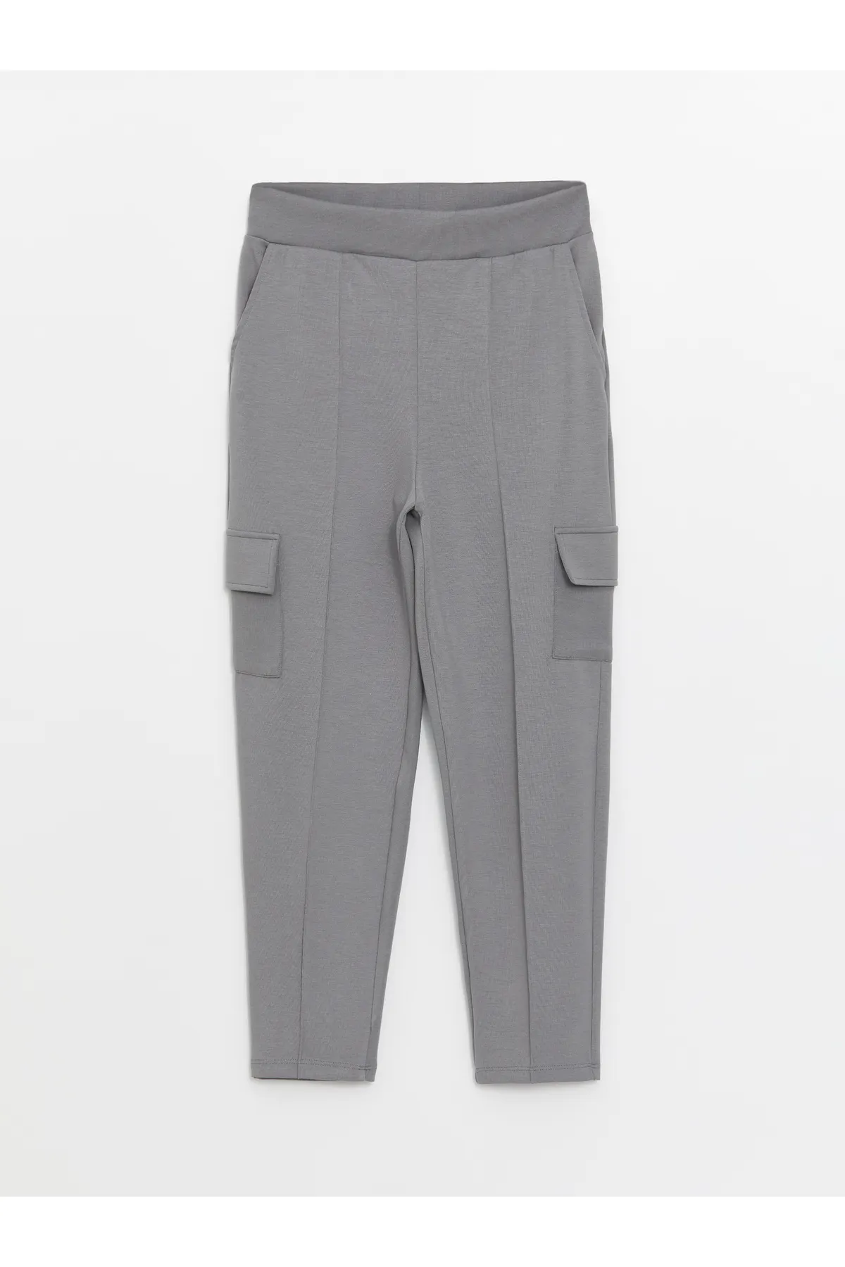 LC Waikiki  Gerade geschnittene Damen-Cargo-Jogginghose mit elastischem Bund