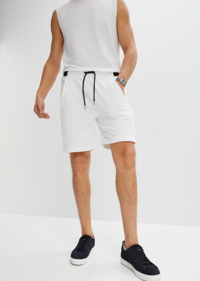 Sweat-Long-Shorts mit reyceltem Polyester