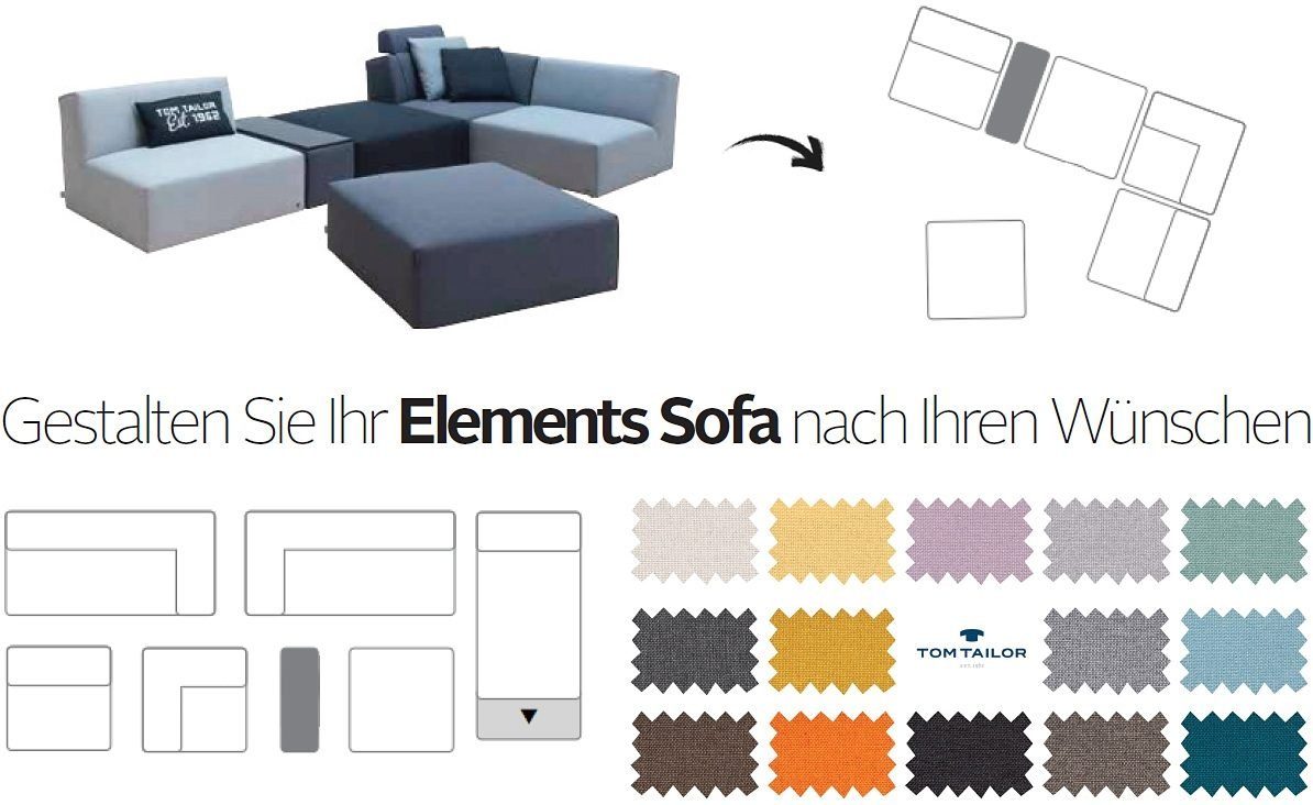 TOM TAILOR HOME Kopfstütze ELEMENTS & LAZY