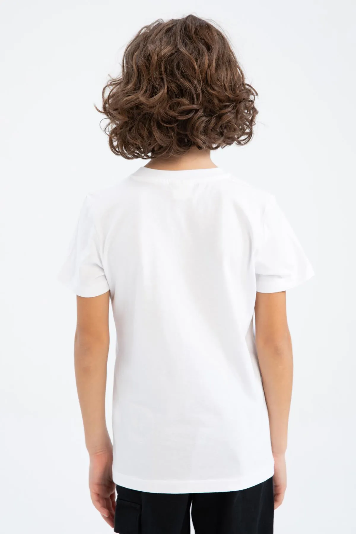 DeFacto  Kurzarm-T-Shirt mit V-Ausschnitt für Jungen K1693a623sm