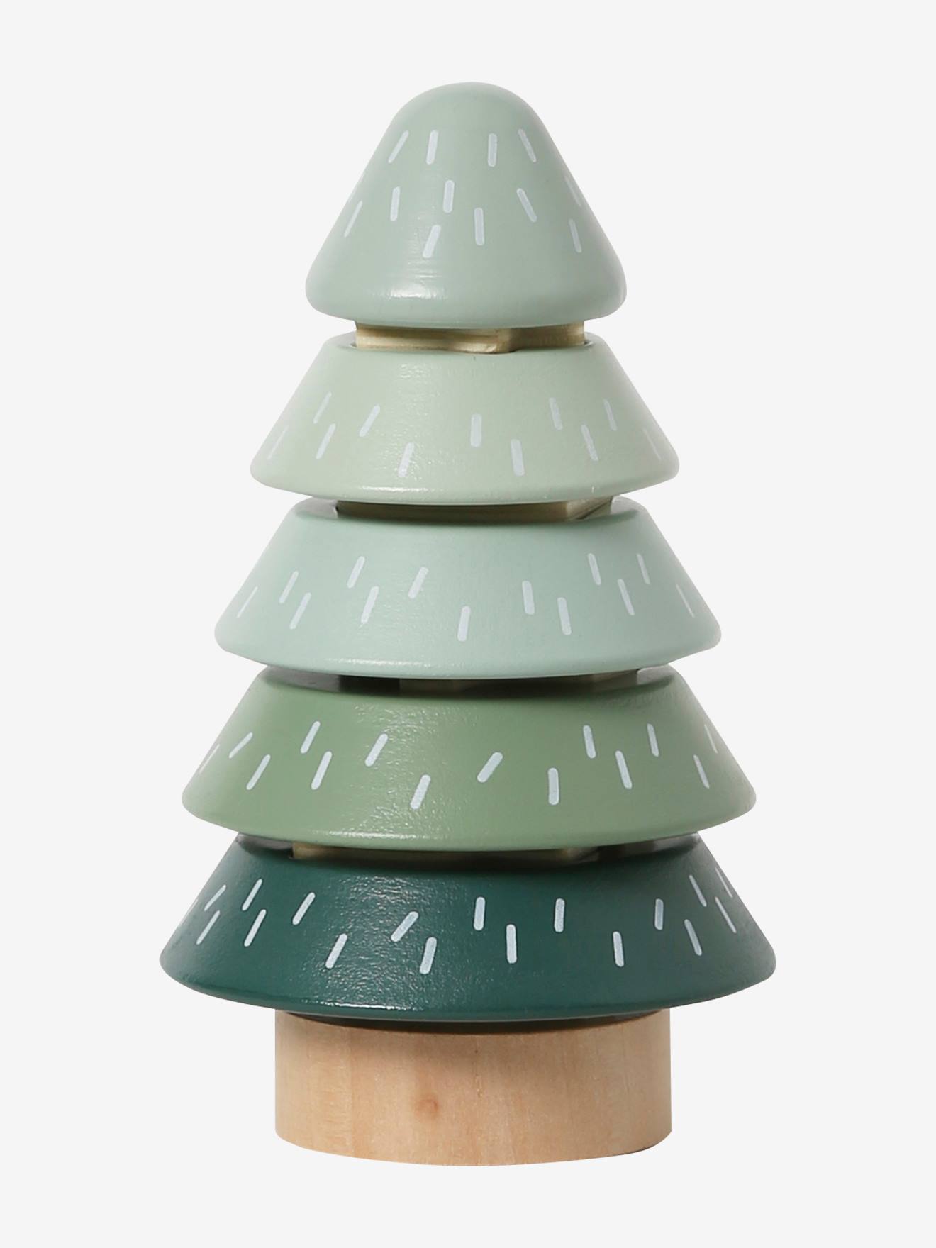 Vertbaudet Baby Baum zum Stapeln & Stecken GRÜNER WALD, Holz FSC - grün