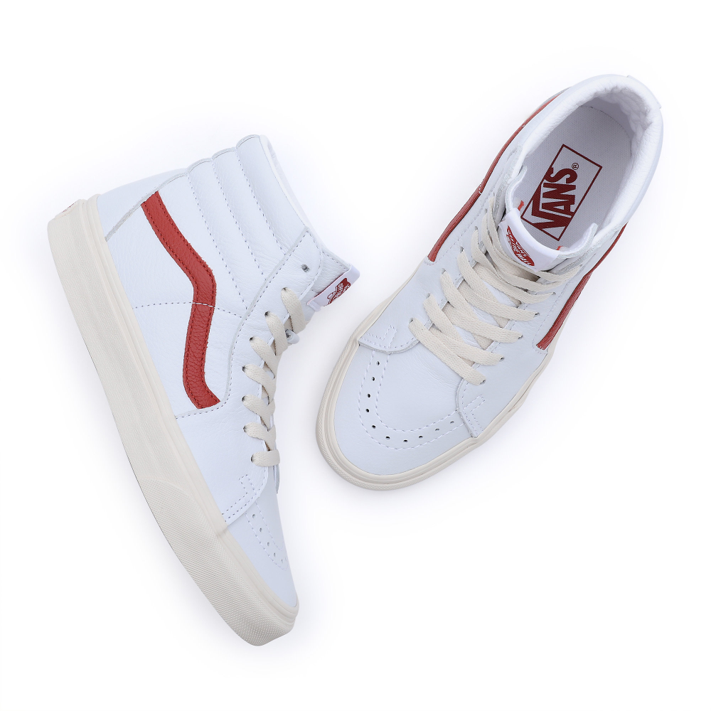 Vans Vintage Pop Sk8 Hi VN0007NSRED / weiss