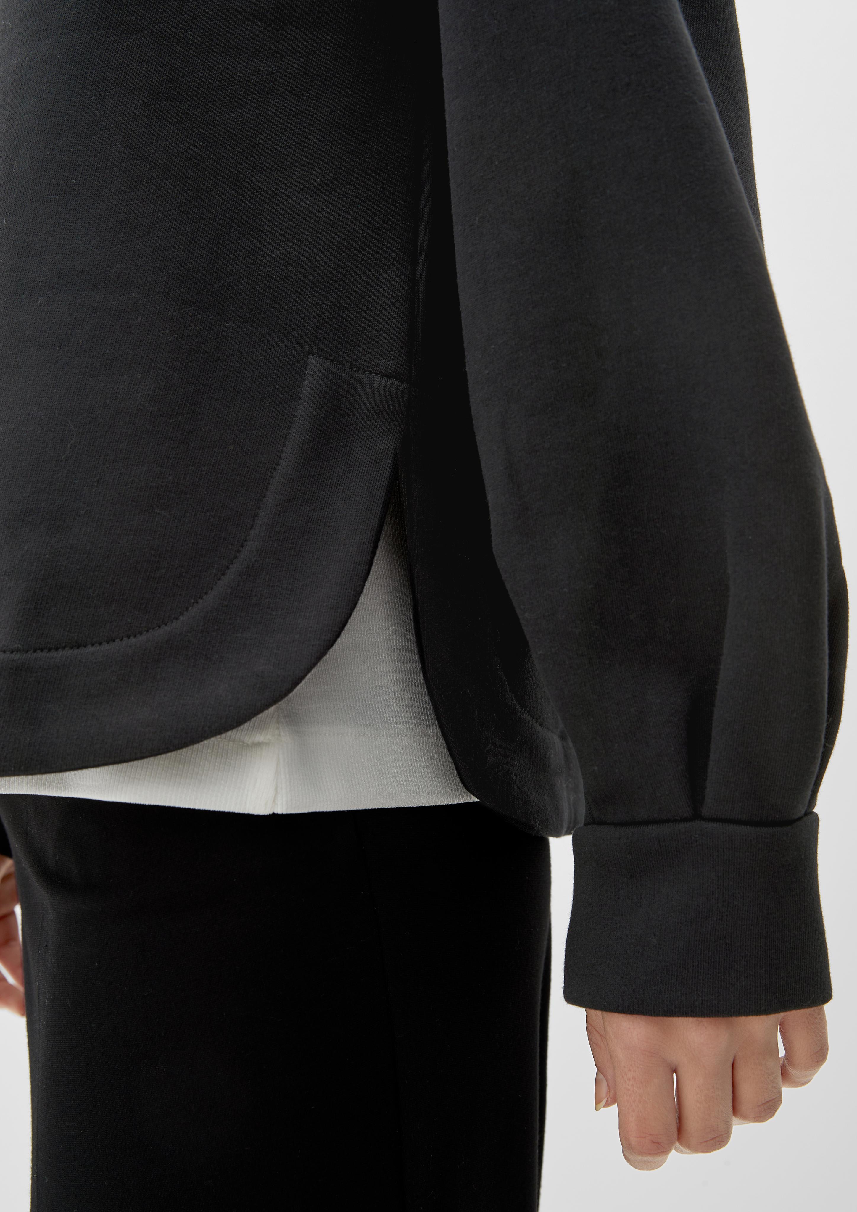 Sweatshirt mit abgerundetem Saum  2121410-9999