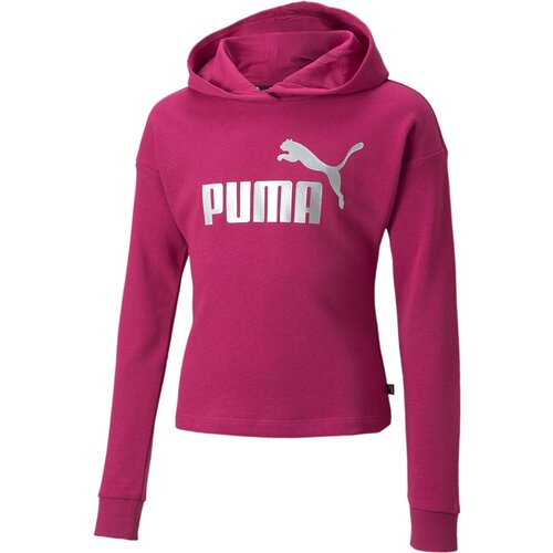 KINDER KAPUZENSWEAT ESS LOGO CROPPED HOODIE