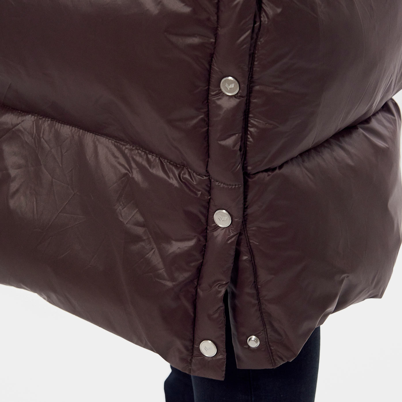 DERIC  Doudoune longue marron Femme