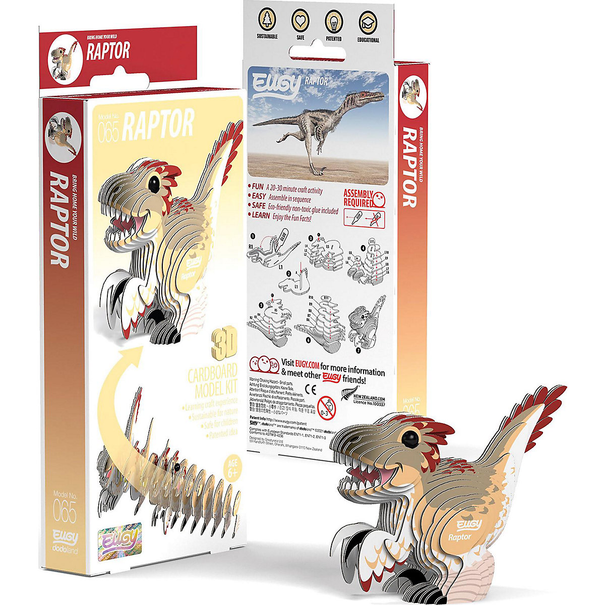 3D Bastelset Raptor (MQ6)