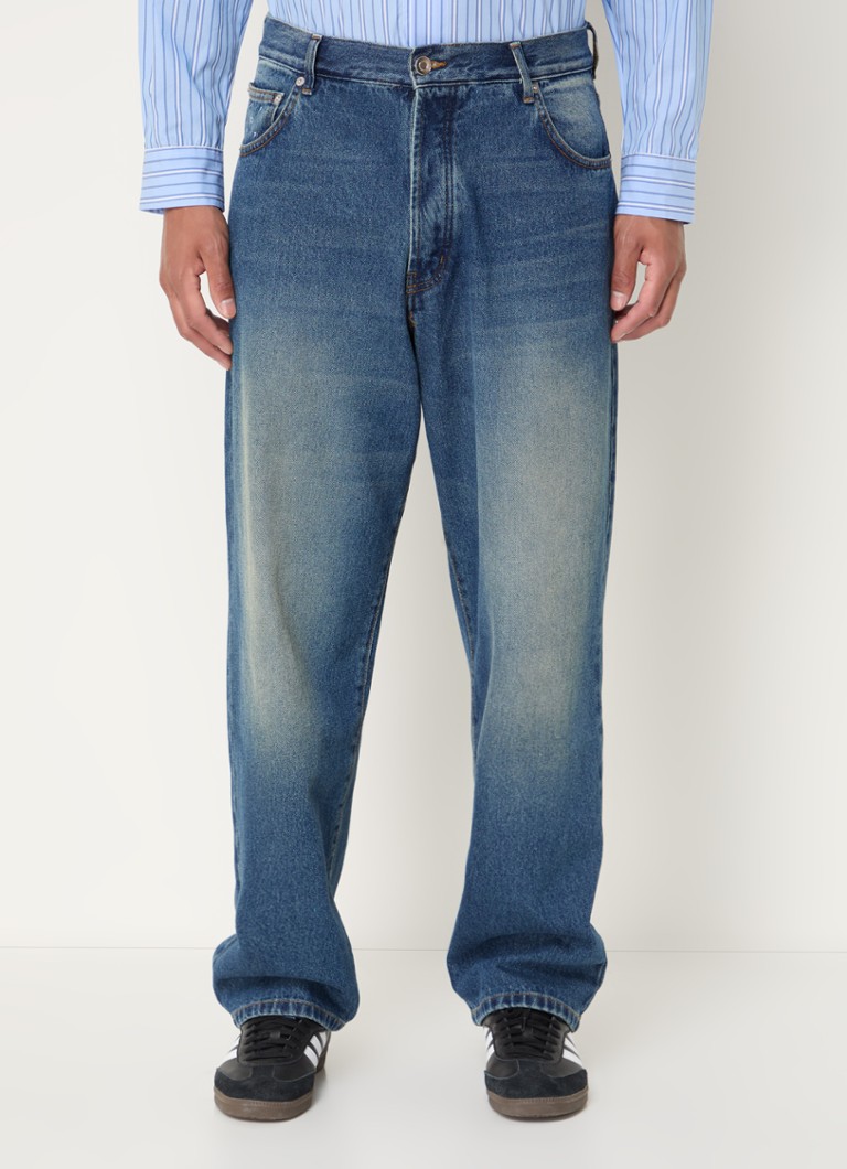 Pop Trading Company Wide leg jeans with medium wash