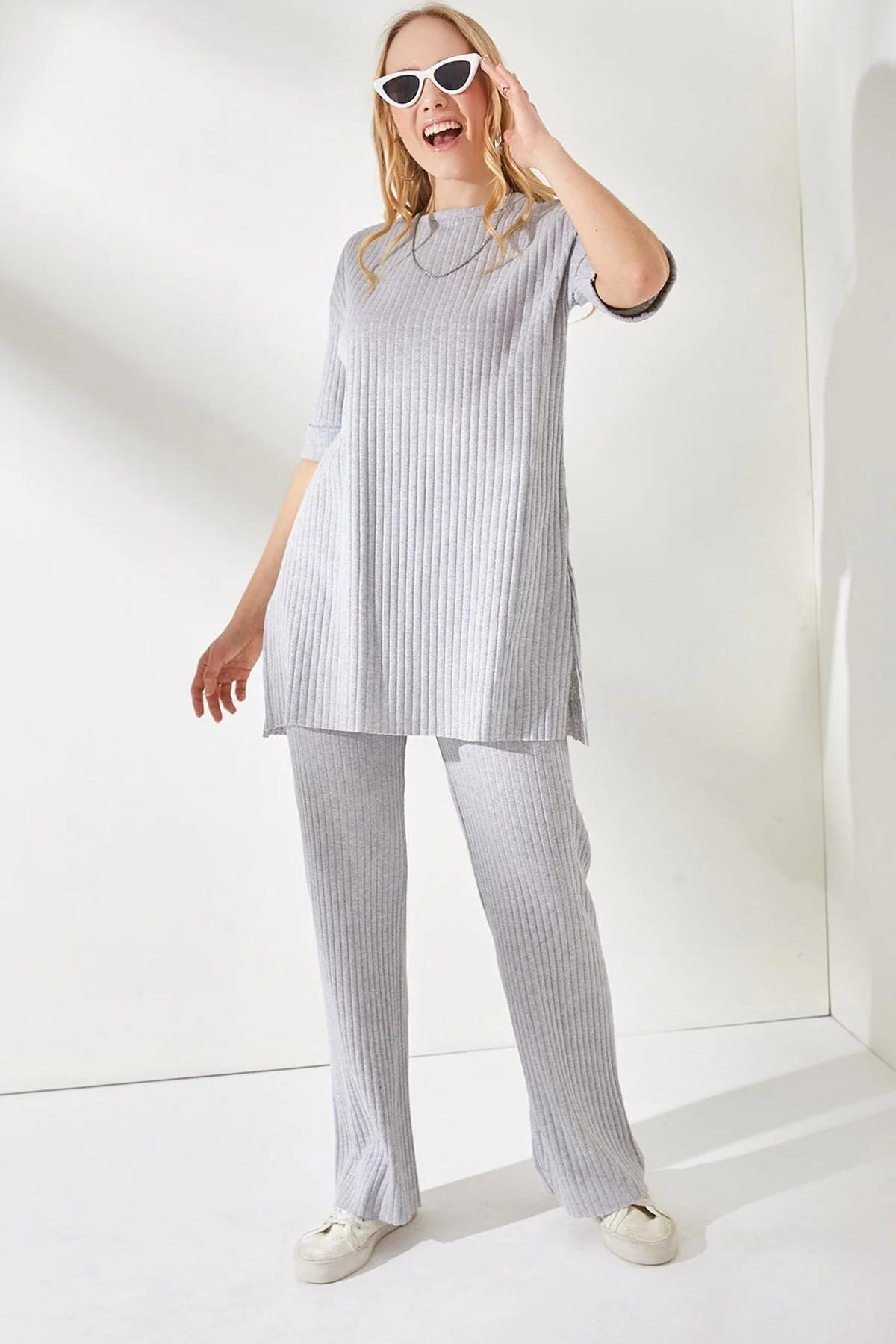 Olalook  Zweiteiler - Grau - Regular Fit