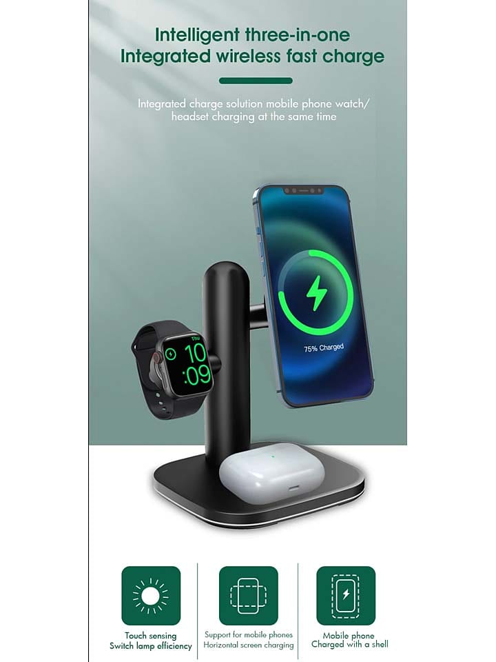 SmartCase Magnetische Ladestation in Schwarz günstig kaufen onesize