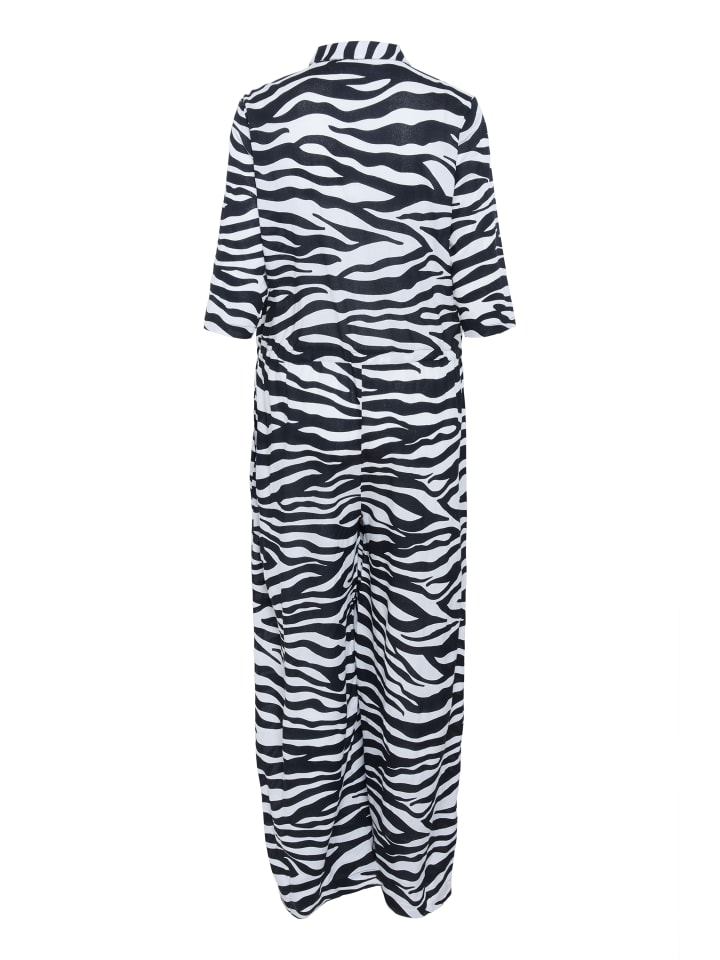 Kaffe Overall KAsanne in Black/Chalk Animal Print günstig kaufen