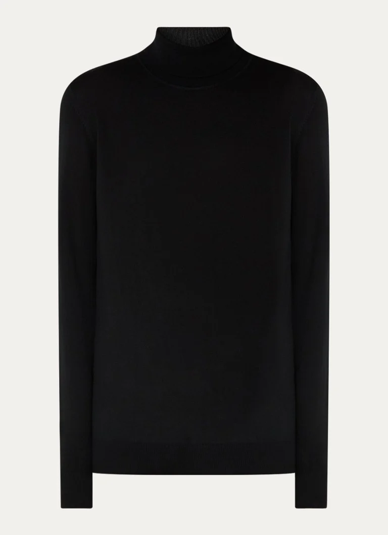 Maglione a collo alto Profuomo in pregiata lana merino.