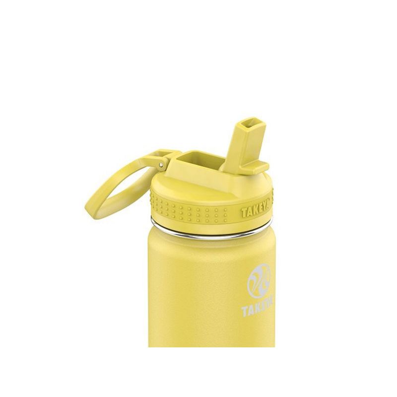 Takeya Actives Straw Insulated Bottle 24oz \/ 700ml Canary (51226)