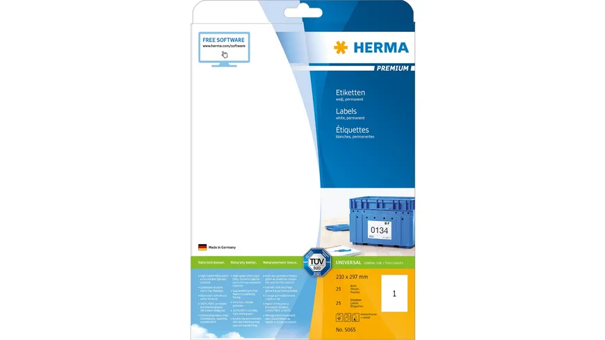 HERMA Etiketten A4 25 Stück