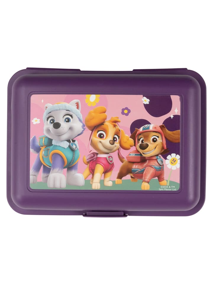 Paw Patrol Paw Patrol Brotdose Skye, Everest und Zuma Lunchbox mit Trennwand in lila günstig kaufen onesize