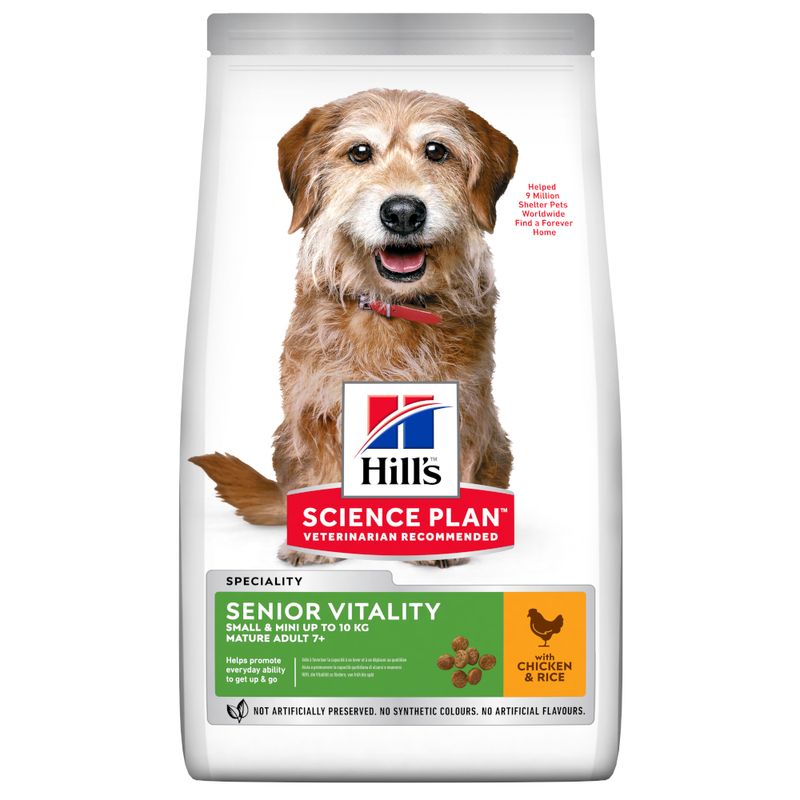 Hill's Science Plan Mature Adult 7+ Senior Vitality Small & Mini mit Huhn