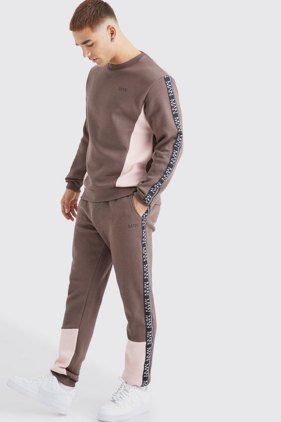 Man-Dash Colorblock Trainingsanzug