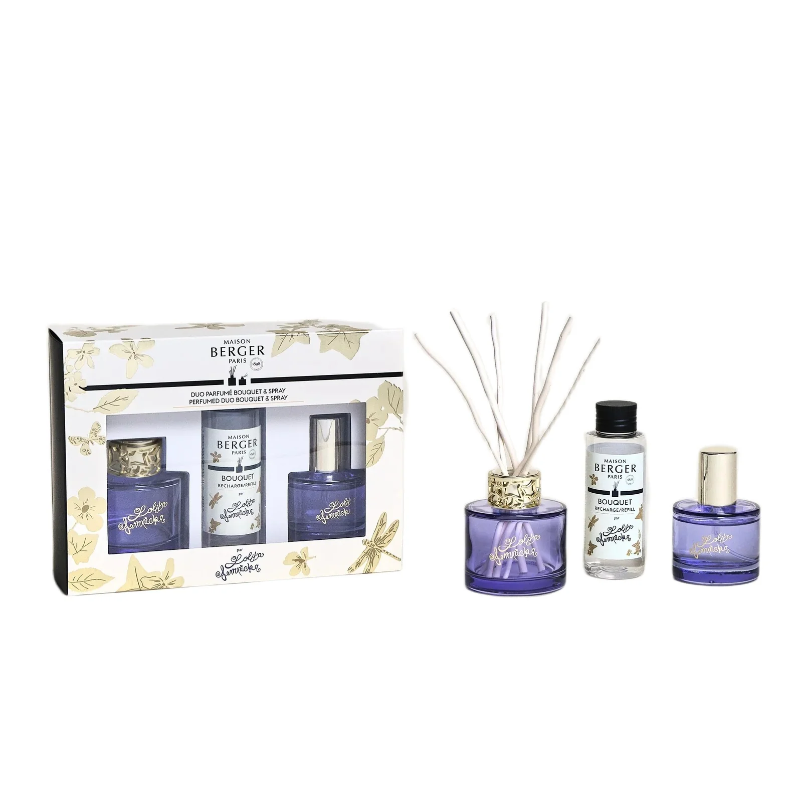 LOLITA LEMPICKA Duftbukett - Duo Mini Bouquet og Parme Spray - Parfymediffuser, Parfyme for diffuser